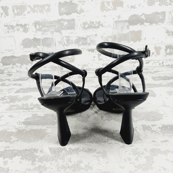 New BP. Ashlyn Square Toe Strappy Sandal In Black T48 - Picture 6 of 13